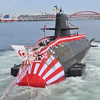 日本の高市早苗首相による「台湾有事」発言に中国側が強く反発し、『解放軍報』は高市氏が日本を戦争の深淵へ引き込む可能性があると警告した。写真は川崎重工が建造した海上自衛隊のたいげい型6番艦「蒼鯨」の進水式。(写真/防衛省装備庁提供) 日本の高市早苗首相による「台湾有事」発言に中国側が強く反発し、『解放軍報』は高市氏が日本を戦争の深淵へ引き込む可能性があると警告した。写真は川崎重工が建造した海上自衛隊のたいげい型6番艦「蒼鯨」の進水式。(写真/防衛省装備庁提供)