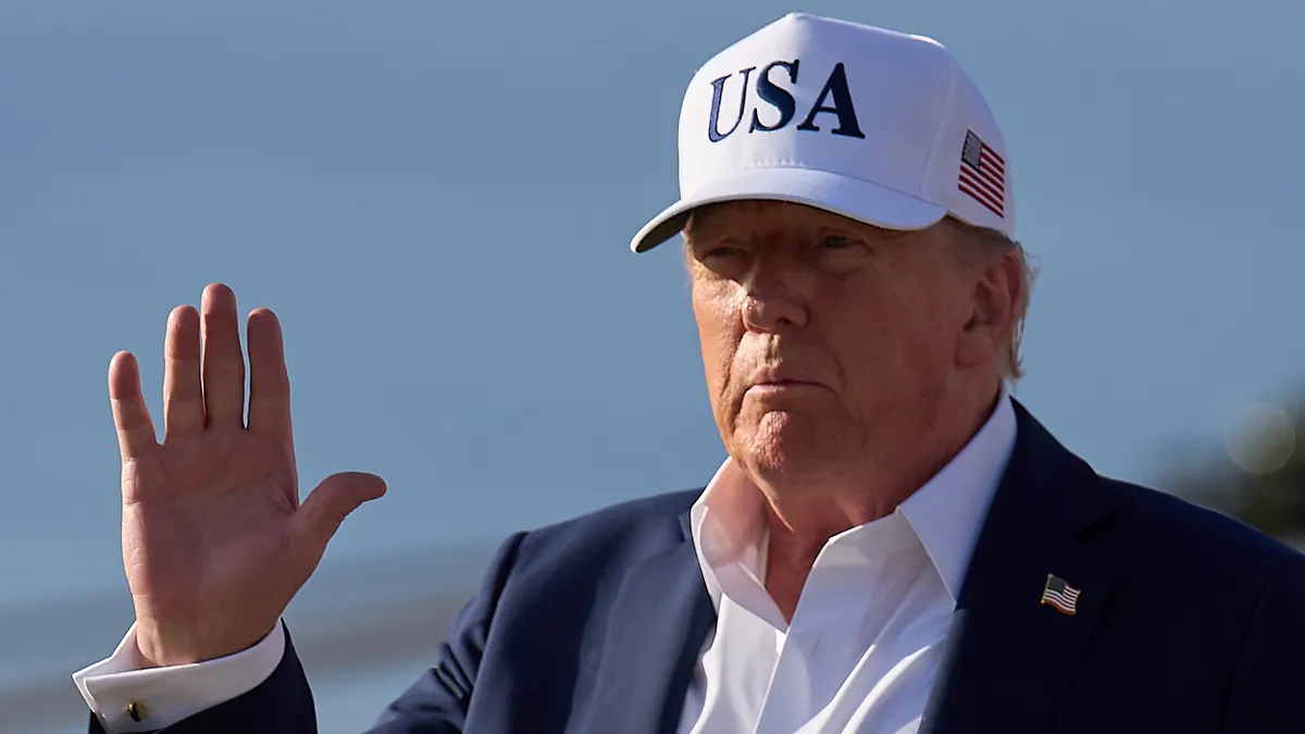 美國總統川普。(美聯社)