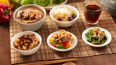 專業的坐月子餐經過精心調製,色香味俱全。(圖/業者提供)