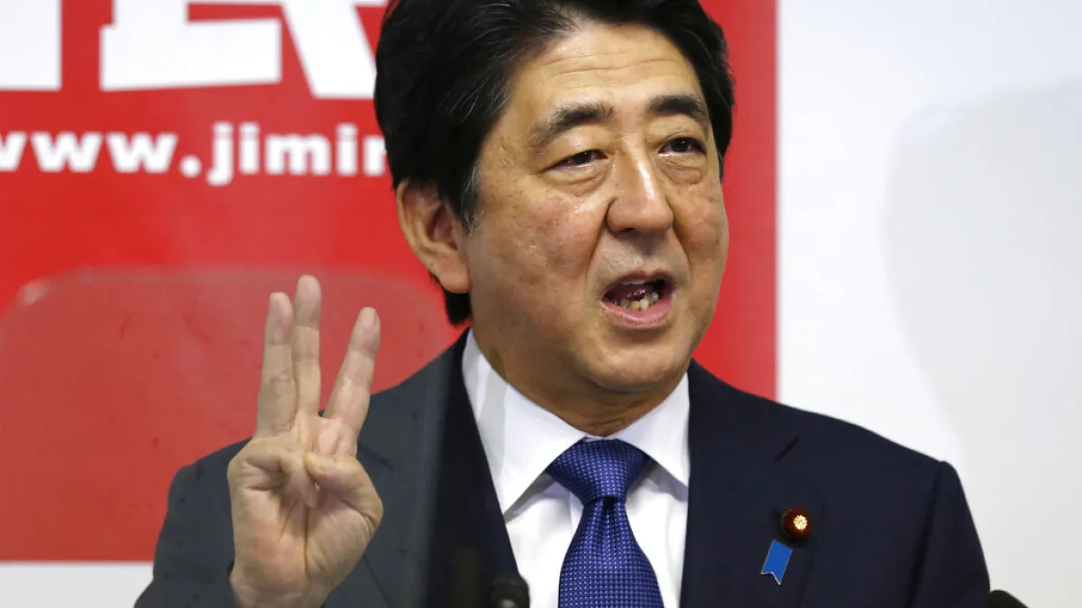 日本前首相安倍晉三遭刺殺,中國網民反應極端。(美聯社)