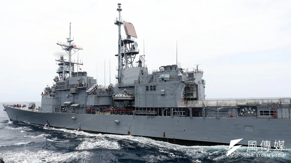 海軍近日傳出4艘紀德級艦中的某艘,發生官兵在船上交歡情形,社會譁然。圖為紀德級艦示意圖,與新聞個案無關。(資料照,蘇仲泓攝)