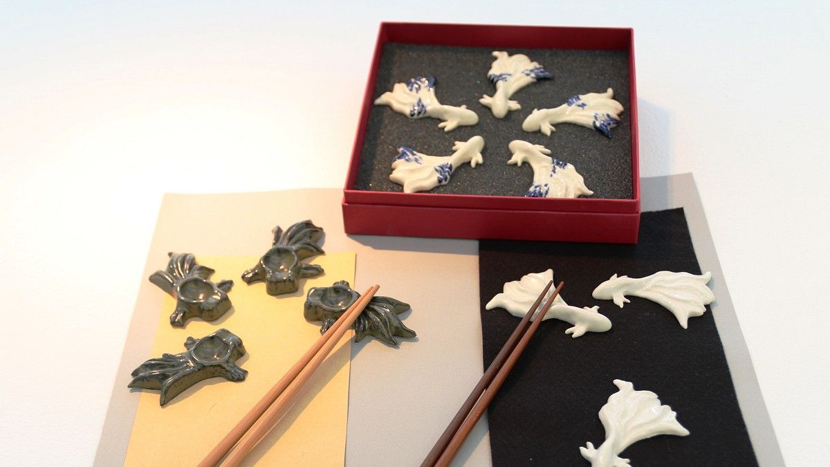 鶯歌工商畢業成果展 展出以筷架為發想作品 鶯歌工商畢業成果展 展出以筷架為發想作品