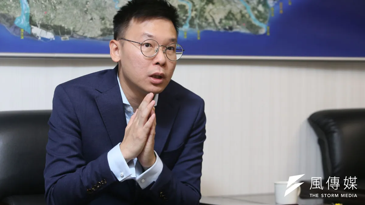 接受民進黨副祕書長職務,林飛帆說他需要一個高度來抗中。(柯承惠攝)