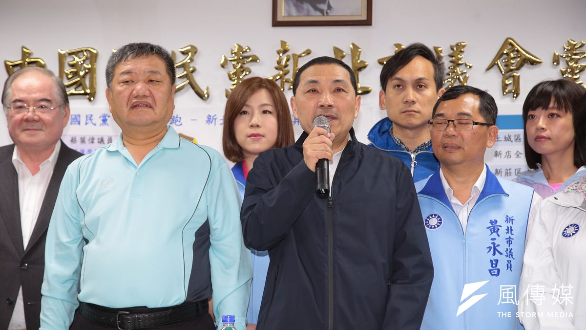 國民黨新北市長黨內初選6日公布初選結果,由參選人侯友宜勝出。(顏麟宇攝) 國民黨新北市長黨內初選6日公布初選結果,由參選人侯友宜勝出。(顏麟宇攝)