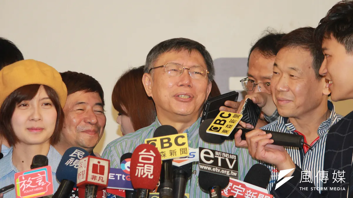 台北市長柯文哲(見圖)近來頻抨擊總統府秘書長陳菊,引發各界關注。(方炳超攝) 台北市長柯文哲(見圖)近來頻抨擊總統府秘書長陳菊,引發各界關注。(方炳超攝)