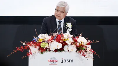 董事長暨總裁魏哲家遭詐騙集團盜名使用,台積電特發聲明。(資料照,台積電提供)