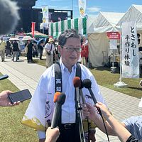 大阪・関西万博会場のEXPOアリーナ「Matsuri」で8月22日、「WORLD YOSAKOI DAY」が開幕した。(写真/黃信維撮影) 大阪・関西万博会場のEXPOアリーナ「Matsuri」で8月22日、「WORLD YOSAKOI DAY」が開幕した。(写真/黃信維撮影)