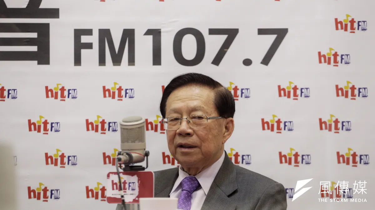 田弘茂5日指出,他尊重總統蔡英文不接受「九二共識」的立場,也認為兩岸雙方不應用對方「完全沒有辦法立刻接受的名詞」來要求對方。(曾原信攝)