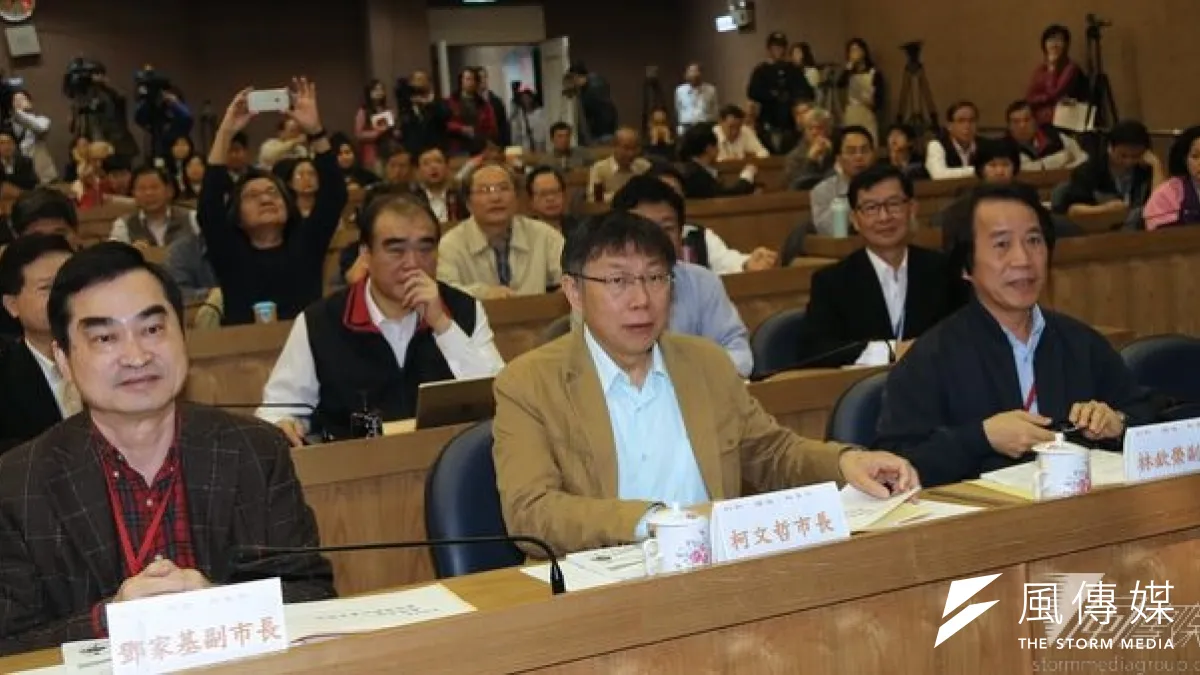 市府領航營發生講義中出現柯文哲「語錄」的馬屁事件,引發外界熱議。(吳逸驊攝)