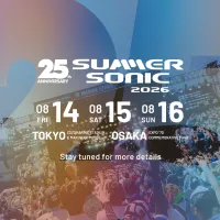 サマーソニックが25周年を迎え、2026年8月14日から16日まで史上最大規模となる3日間開催が決定した。(写真/SUMMER SONIC提供) サマーソニックが25周年を迎え、2026年8月14日から16日まで史上最大規模となる3日間開催が決定した。(写真/SUMMER SONIC提供)