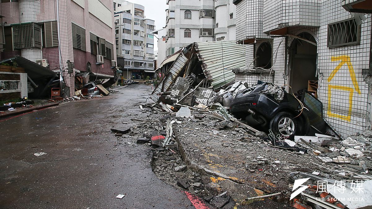 20180208-「0206」花蓮地震,經濟部地調所研判,並非八崙斷層引發。(資料照片,陳明仁攝) 20180208-「0206」花蓮地震,經濟部地調所研判,並非八崙斷層引發。(資料照片,陳明仁攝)
