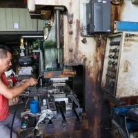 A CNC machining facility in Taiwan. Manufacturers in the island's precision-machinery sector are among those piloting Physical AI systems on the factory floor. (File photo, CNA) A CNC machining facility in Taiwan. Manufacturers in the island's precision-machinery sector are among those piloting Physical AI systems on the factory floor. (File photo, CNA)