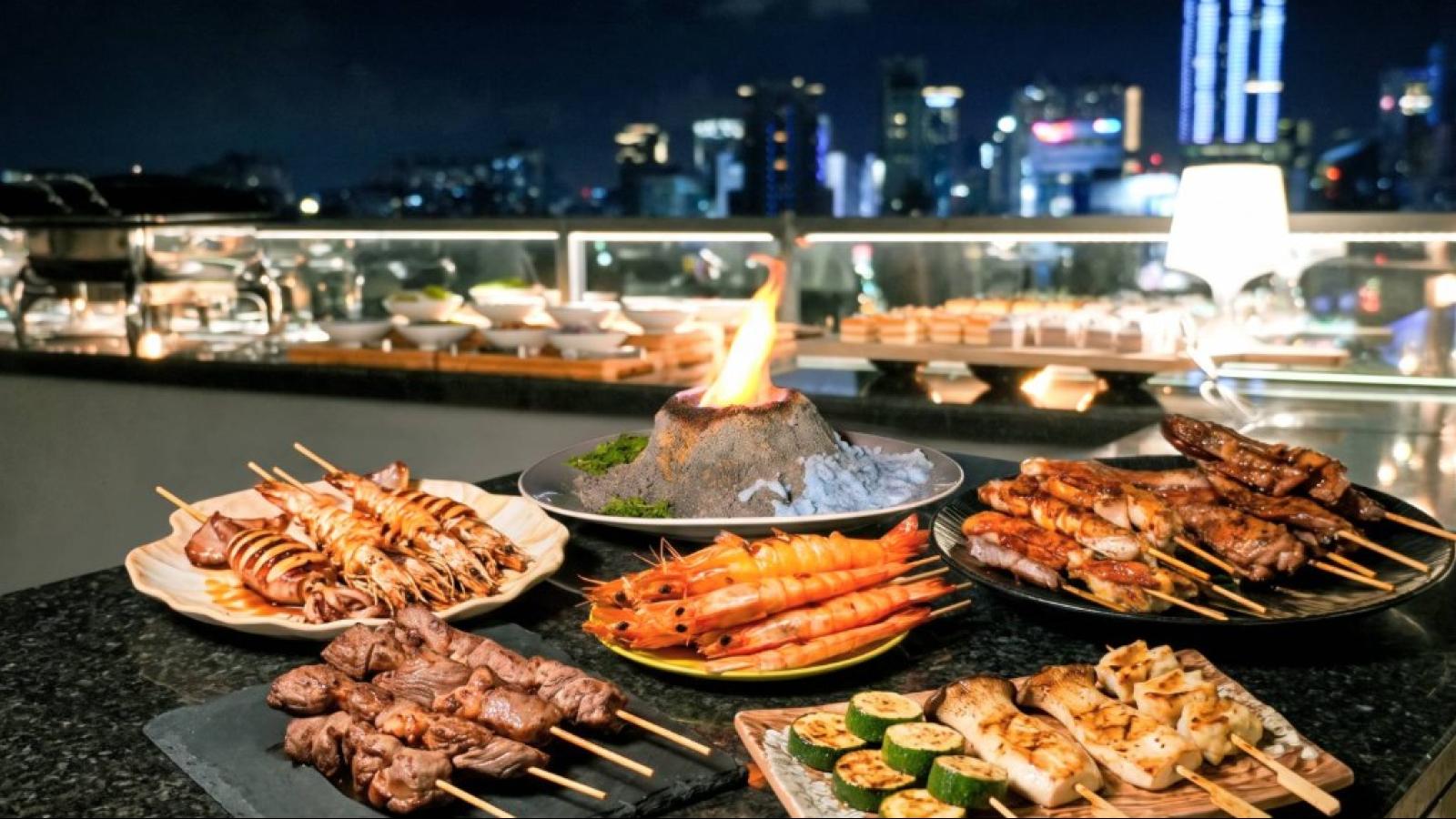 把中秋烤肉搬上高空!高雄英迪格攜手高餐藍帶 炙烤牛小排、火焰薄餅登場