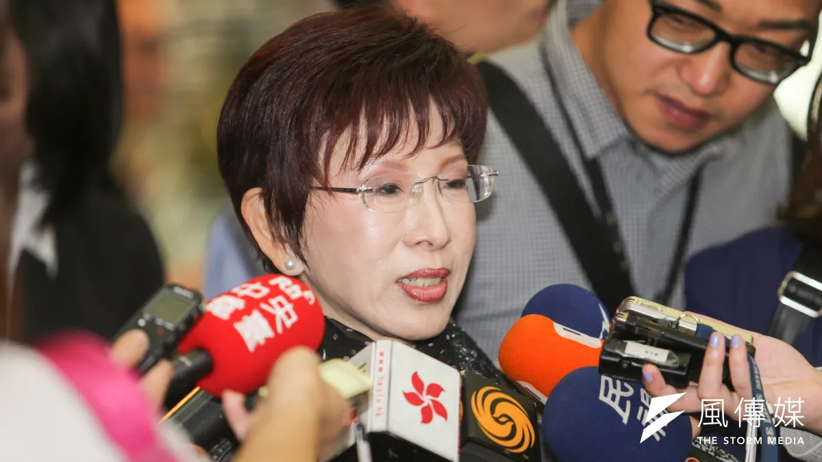 是否開除楊偉中,國民黨黨主席洪秀柱表示交考紀會討論。(資料照片,陳明仁攝)