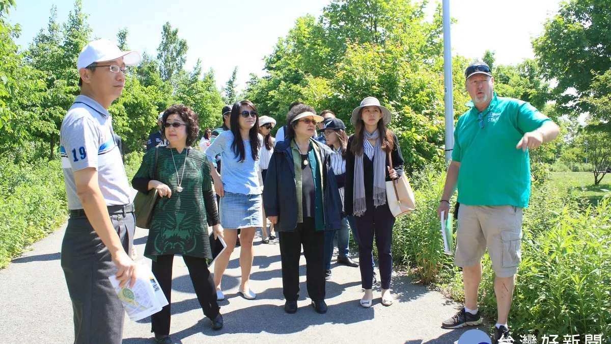 參訪多倫多防洪公園 陳菊:積極導入有效防災對策