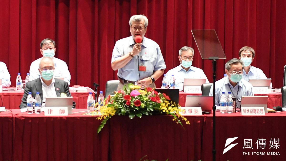 中鋼董事長翁朝棟召開董事會議。(圖/徐炳文攝) 中鋼董事長翁朝棟召開董事會議。(圖/徐炳文攝)