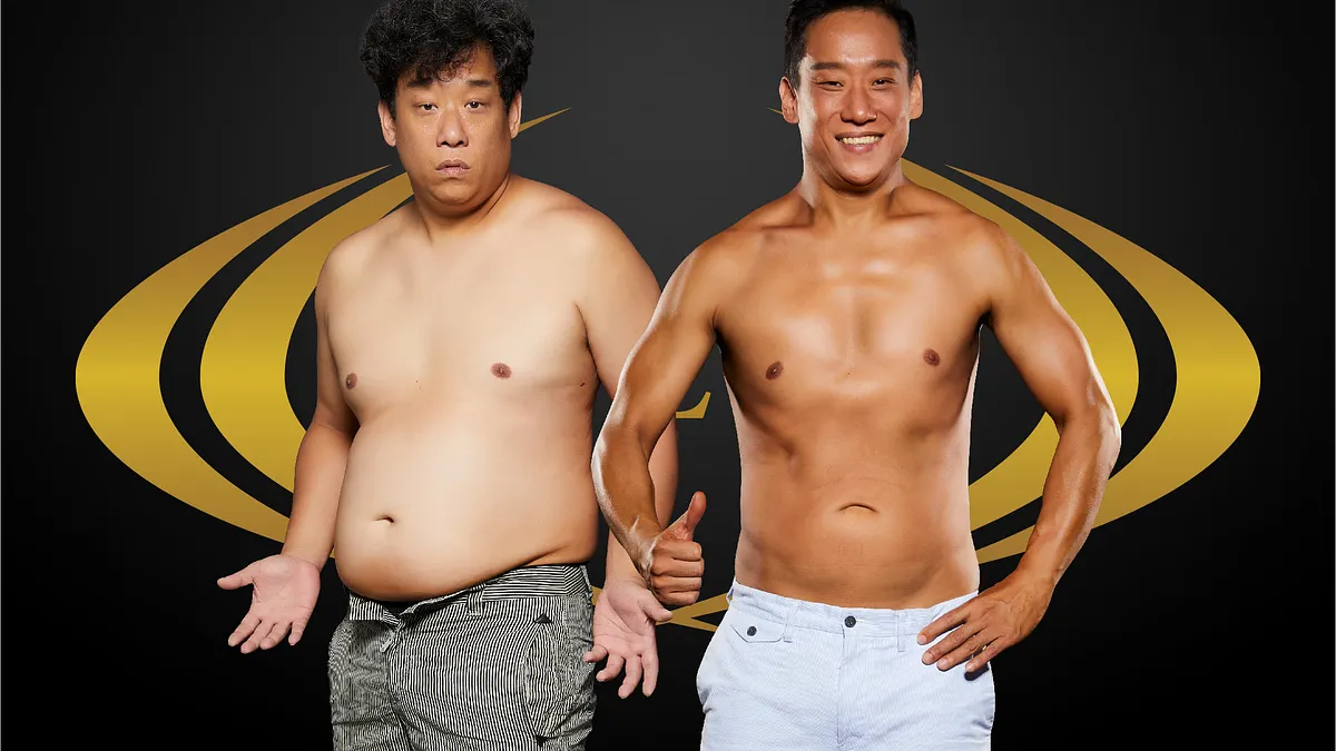 抗癌成功的藝人阿龐,日前參與健身減重計畫,短短半年之間減重23.6公斤。現在仍持續維持沒有復胖!(圖/RIZAP提供)