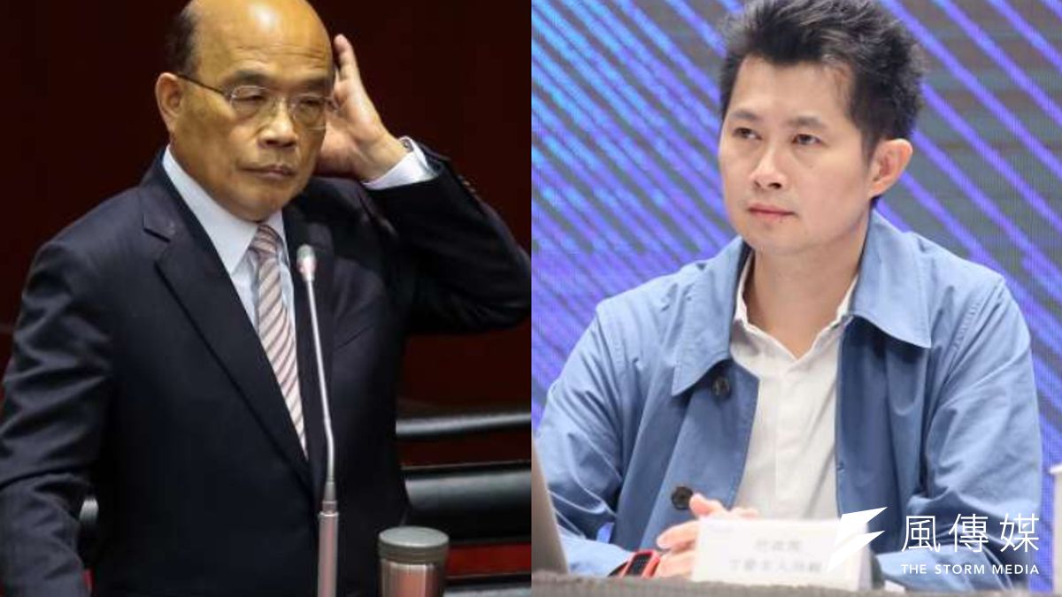 行政院前發言人丁怡銘(右起)2020年11月因「萊牛肉麵」事件下台,近日卻傳出行政院長蘇貞昌已聘其擔任行政院機要顧問。(資料照,顏麟宇、柯承惠攝/照片合成:風傳媒) 行政院前發言人丁怡銘(右起)2020年11月因「萊牛肉麵」事件下台,近日卻傳出行政院長蘇貞昌已聘其擔任行政院機要顧問。(資料照,顏麟宇、柯承惠攝/照片合成:風傳媒)