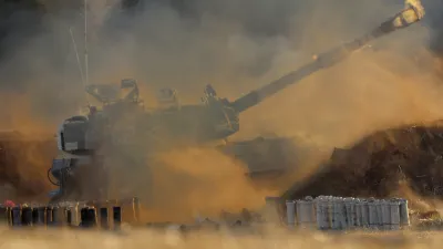 2021年5月,以色列與巴勒斯坦人衝突全面升溫,以軍重擊加薩走廊(Gaza Strip)。(AP)