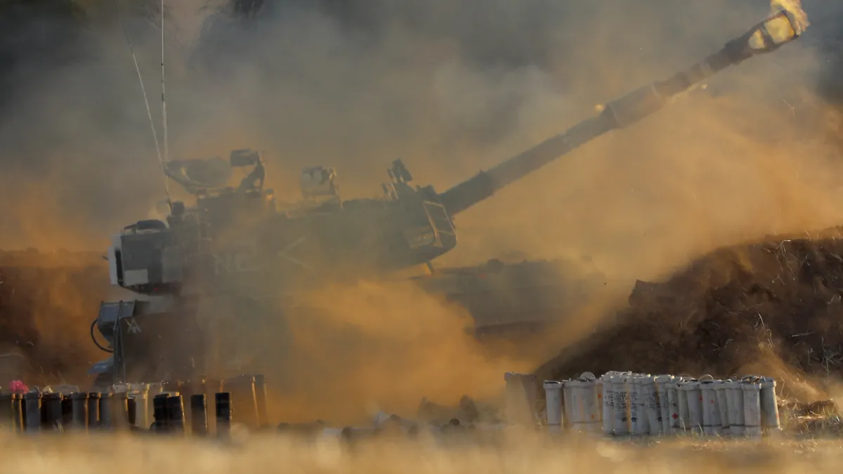2021年5月,以色列與巴勒斯坦人衝突全面升溫,以軍重擊加薩走廊(Gaza Strip)。(AP)