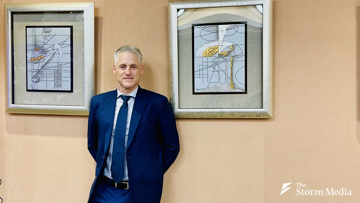 Ariel Sobelman, an official at Israel's National AI Bureau, said Israel and Taiwan's strengths are complementary and welcomed TSMC to invest in Israel. (Photo by Hsieh Chin-fang)