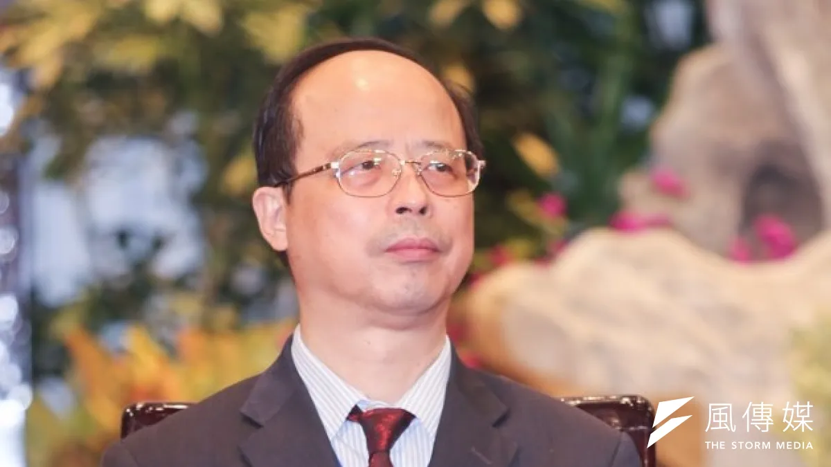 朱新民認為,是高成炎對公投案的審查結果不滿,對此,他僅表示尊重、理解。但朱新民強調,既已接受總統提名,就不可能拒絕,也自認為適任。(林韶安攝)