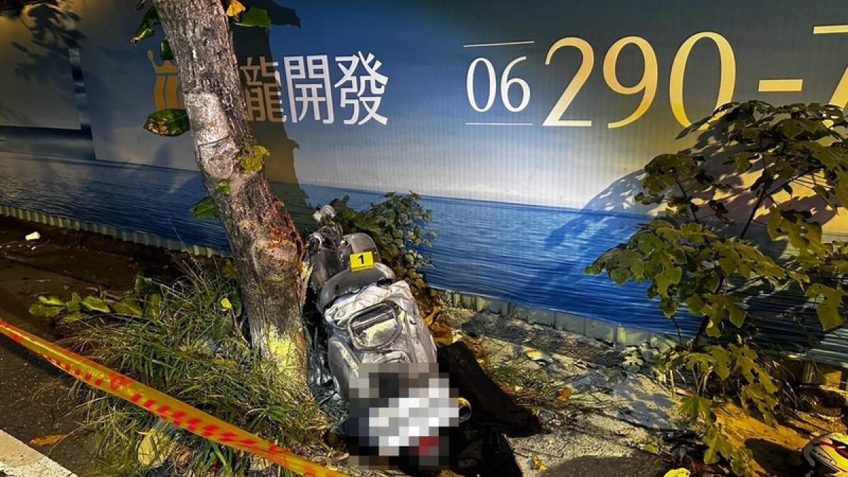 台南驚悚死亡車禍! 17歲情侶「酒駕無照雙載」撞樹雙亡