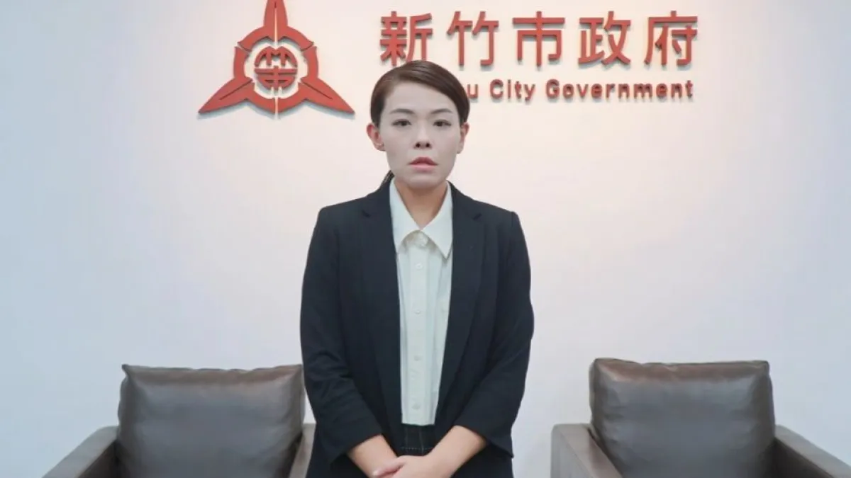 面對諸多爭議,新竹市長高虹安本月15日曾於臉書PO出道歉影片。(圖/截至新竹市府影音)