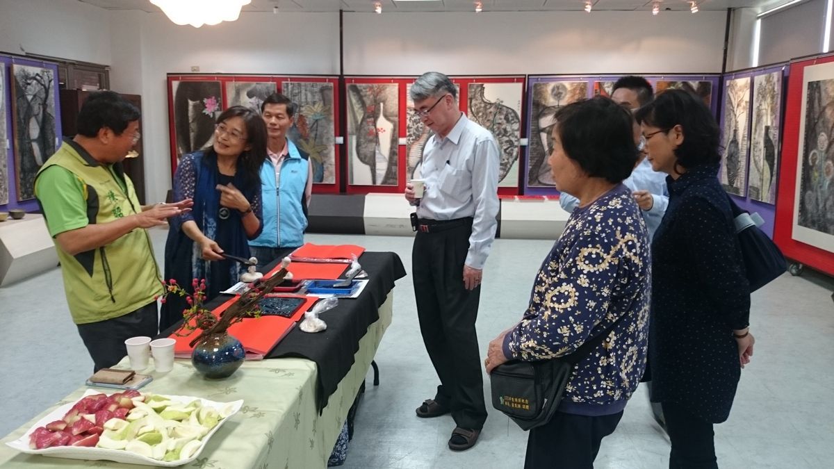 張敏浩、陳維安伉儷陶藝、彩墨聯展 水里商工登場 張敏浩、陳維安伉儷陶藝、彩墨聯展 水里商工登場