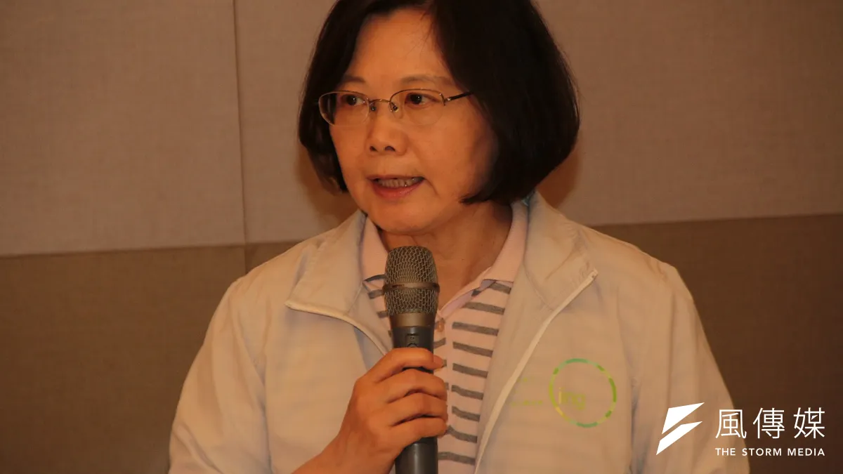 民進黨黨主席蔡英文在澎湖回應馬習會。(民進黨中央提供) 民進黨黨主席蔡英文在澎湖回應馬習會。(民進黨中央提供)