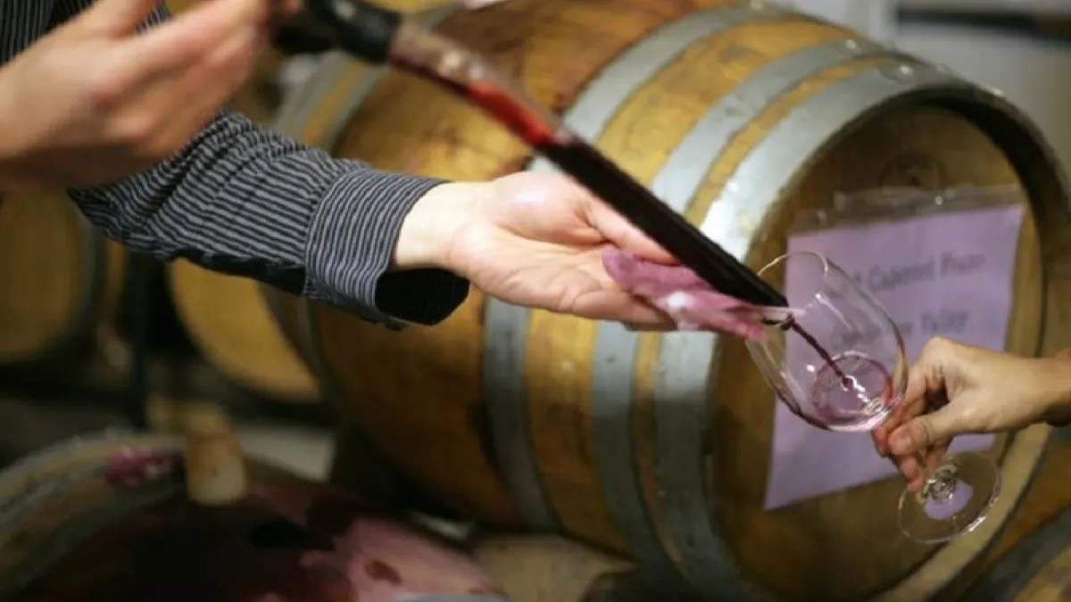 barrel tasting。