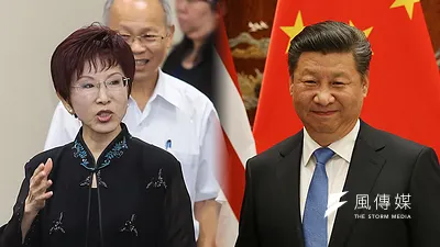 國民黨第二次在野後,黨主席洪秀柱(顏麟宇攝)將出席國共論壇,並與中共總書記習近平(美聯社)會面