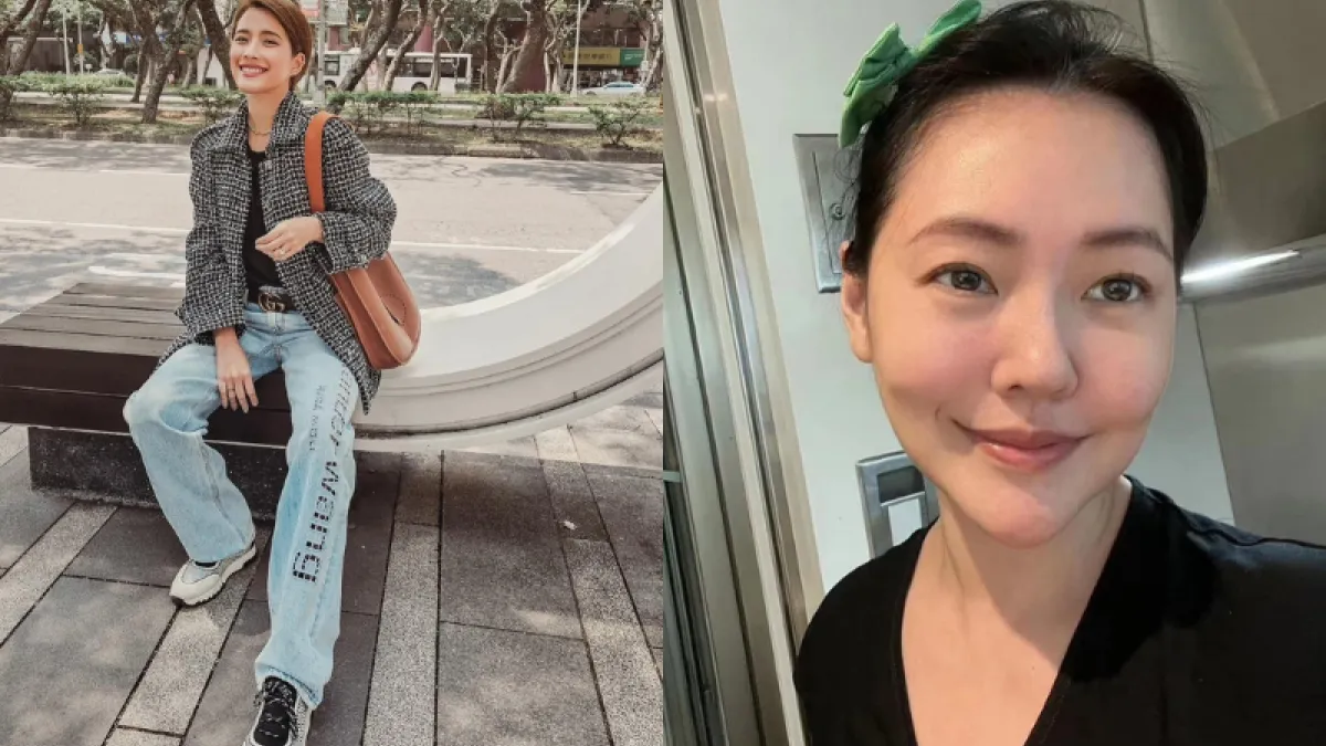 女星蔡沐妍(左)日前帶女兒上藝人小S主持的節目。(圖/翻攝自臉書)