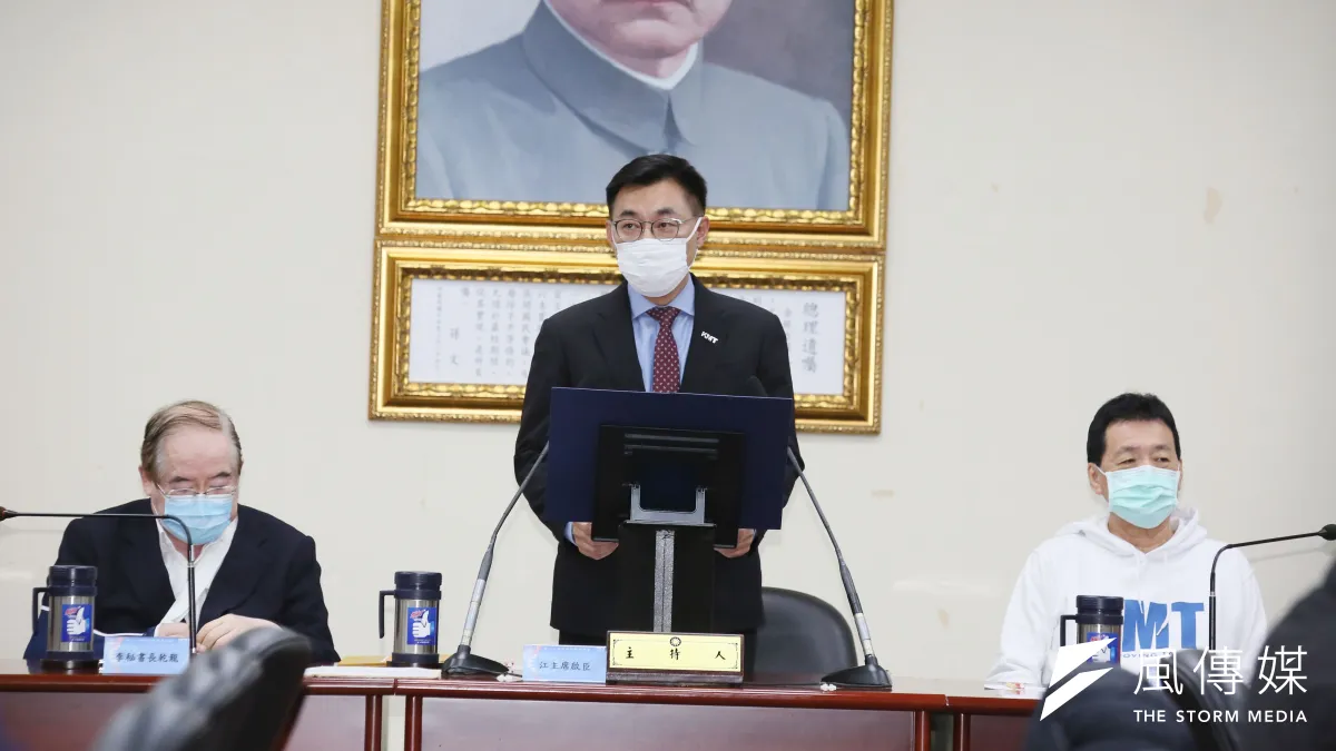 國民黨主席江啟臣指出,一再謠傳不利於東南亞國家的不實訊息,顯示政府的對外經營和溝通出現問題。(資料照,柯承惠攝)