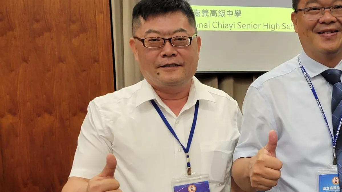 嘉義小英之友會副總會長、誠鴻實業負責人蔡家豐。(資料照,取自國立嘉義高級中學臉書粉專)