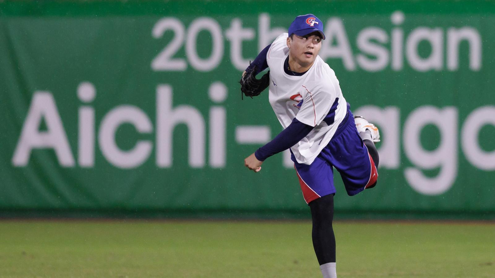 亞運棒球王彥程主投7局僅失1分 台灣9比1勝中國