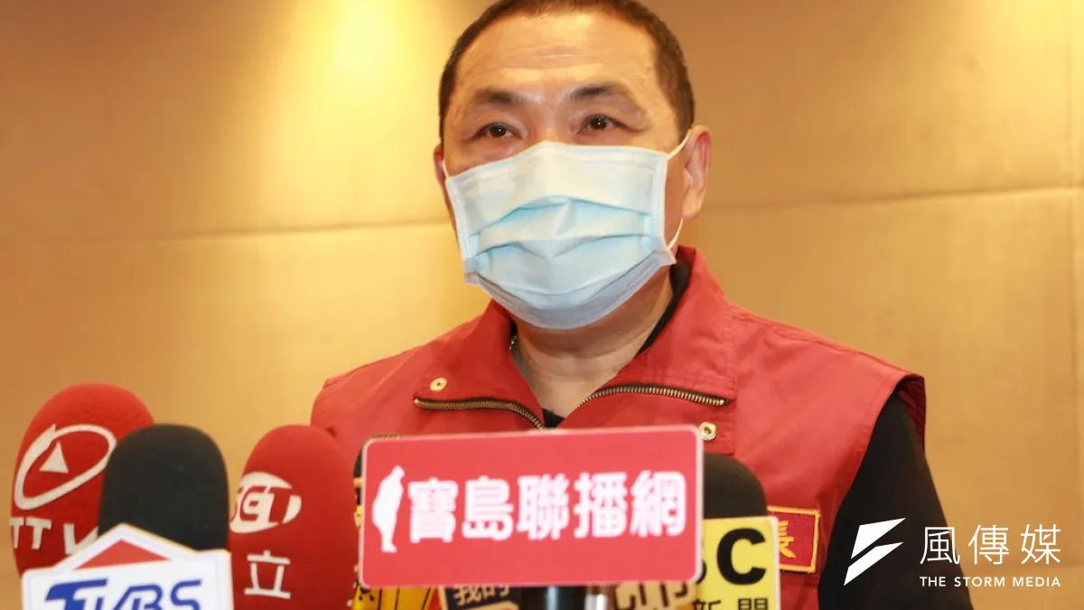 新北市長侯友宜建請總統該發布緊急命令。(圖/李梅瑛攝)