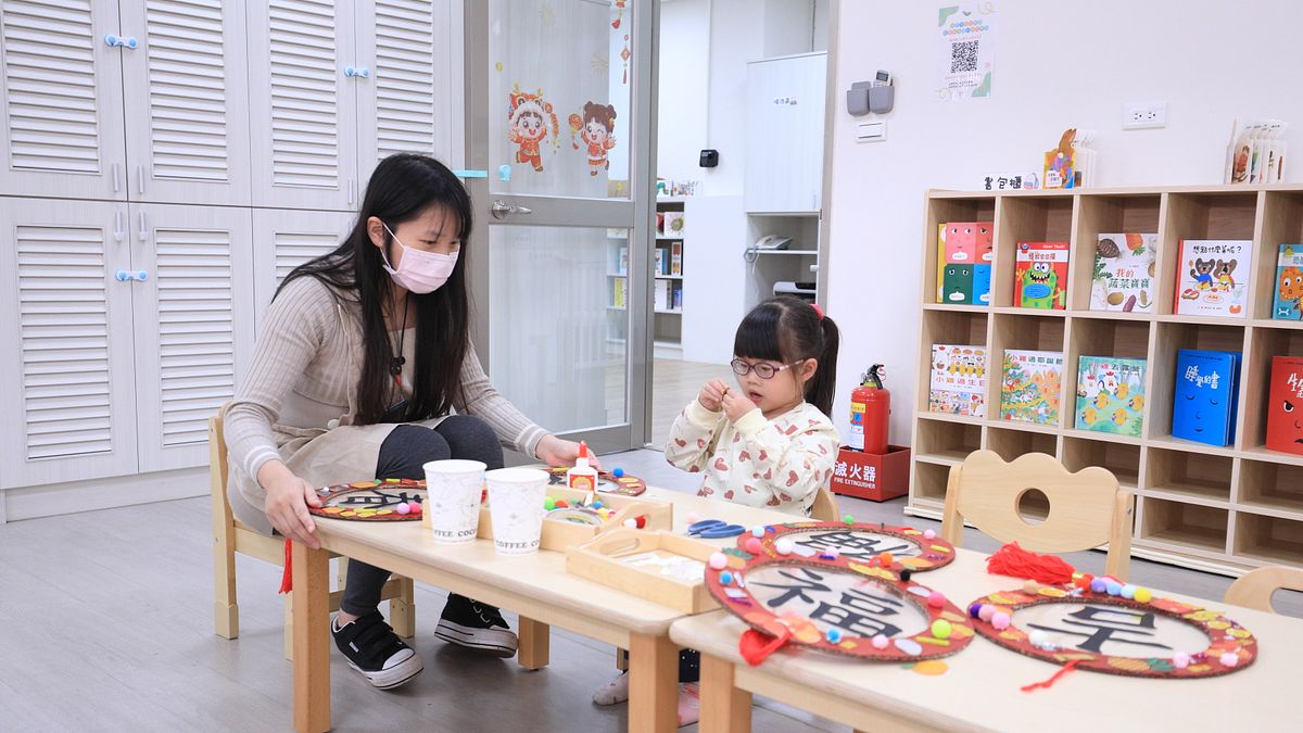 龍津國小托嬰中心採日間托育。(圖/彰化縣政府) 龍津國小托嬰中心採日間托育。(圖/彰化縣政府)
