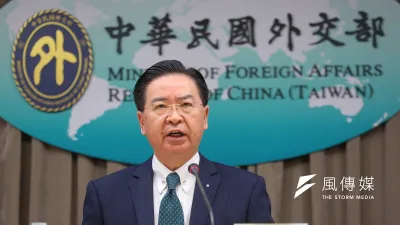 外交部長吳釗燮3月26日針對宏都拉斯斷交事宜召開記者會說明。(資料照,顏麟宇攝)