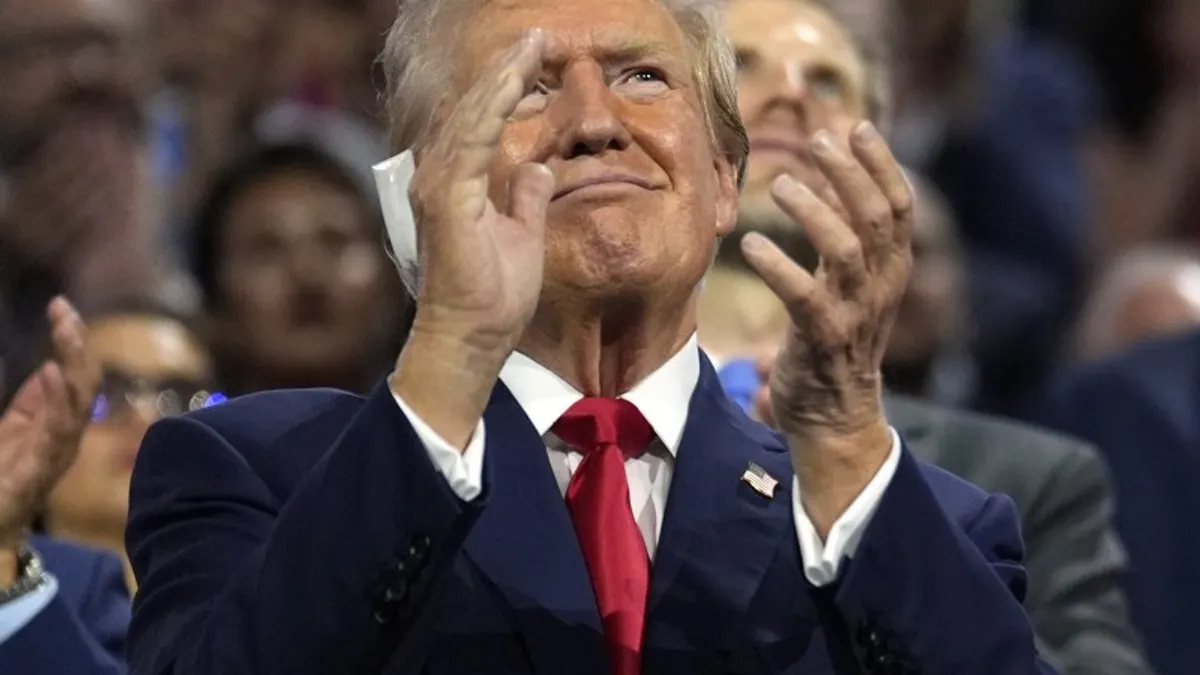 美國共和黨總統候選人川普。(美聯社)