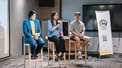 北市產發局推動「產業人才交流計畫」於泰國曼谷Zilla Space辦理「Creating A Cross-Border Startup」海外宣傳會,吸引超過40位新創夥伴前來參與。(圖/臺北市政府產業發展局提供)