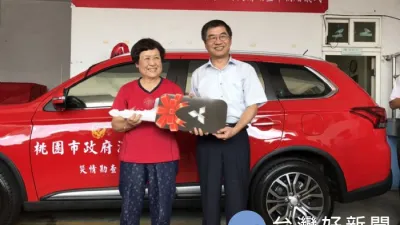 造福新屋居民 羅廖女士捐贈「災情勘查車」