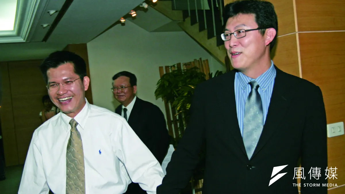 林佳龍(左)、姚文智(右)在新聞局長任內都對有線電視頻道進行調整。(新新聞資料照)