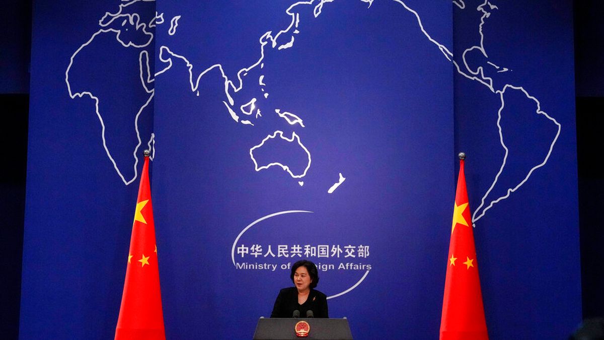 中國外交部發言人華春瑩。(資料照,美聯社) 中國外交部發言人華春瑩。(資料照,美聯社)