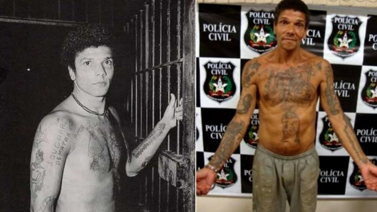 他是巴西史上超惡名昭彰的連續殺人犯,根據警方估計他一共殺了超過70人,而他所殺害的對象幾乎都是殺人犯、強姦犯或毒梟。(圖片擷取自Youtube) 他是巴西史上超惡名昭彰的連續殺人犯,根據警方估計他一共殺了超過70人,而他所殺害的對象幾乎都是殺人犯、強姦犯或毒梟。(圖片擷取自Youtube)