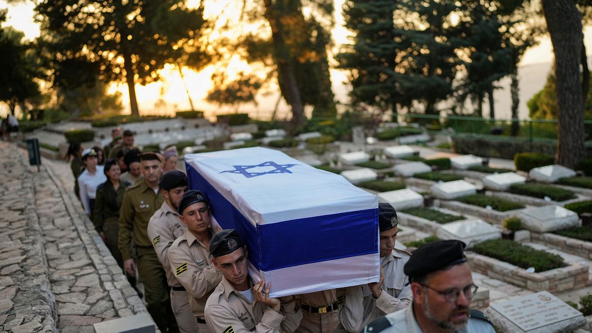 以色列、黎巴嫩真主黨8月25日互轟,攔截飛彈碎片造成以色列一名海軍軍官喪命。(AP) 以色列、黎巴嫩真主黨8月25日互轟,攔截飛彈碎片造成以色列一名海軍軍官喪命。(AP)