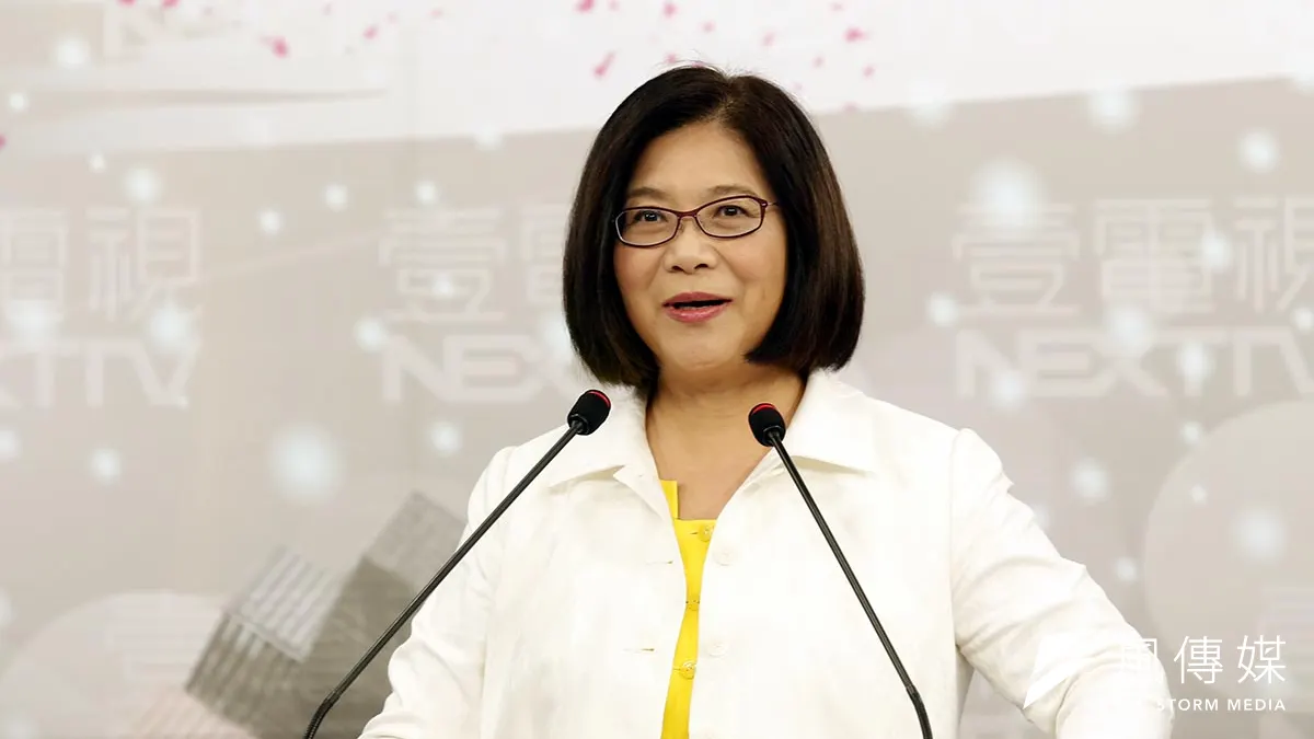 管碧玲女婿林子揚以機要外派,月領十五萬。(郭晉瑋攝)