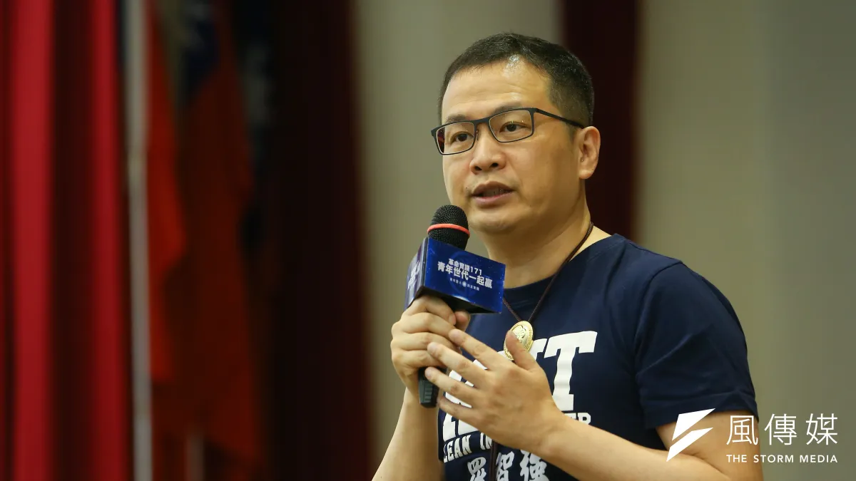 台北市議員、國民黨革實院主任羅智強的政治獻金,被監察院糾出四筆身份證字號與人名不符,其中一筆甚至只有三百零六元。(顏麟宇攝)