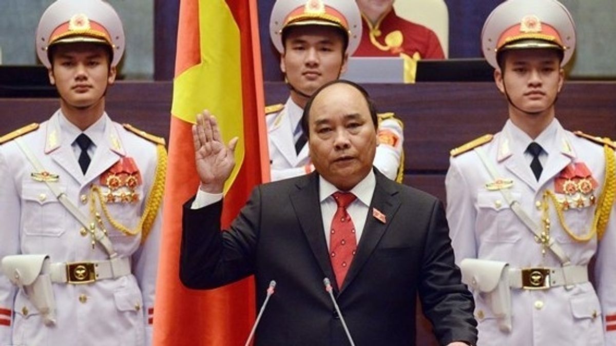 阮春福。(美聯社) 阮春福。(美聯社)