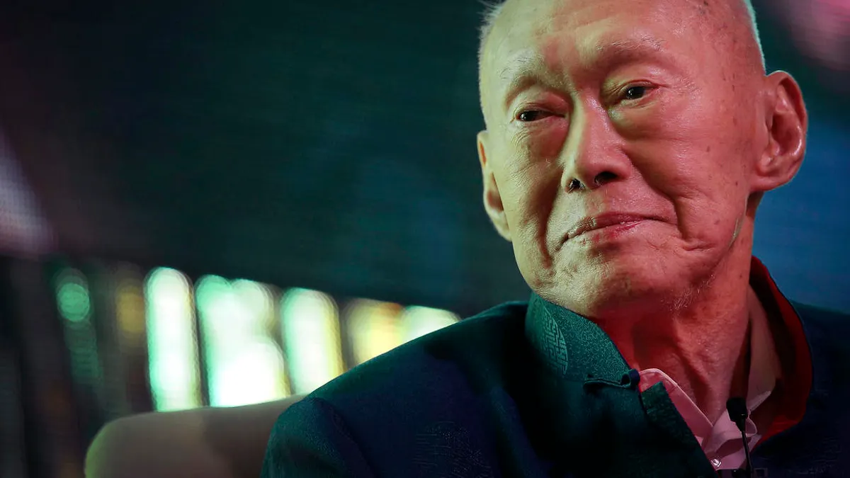 李光耀治國,儒法並行。(美聯社) 李光耀治國,儒法並行。(美聯社)